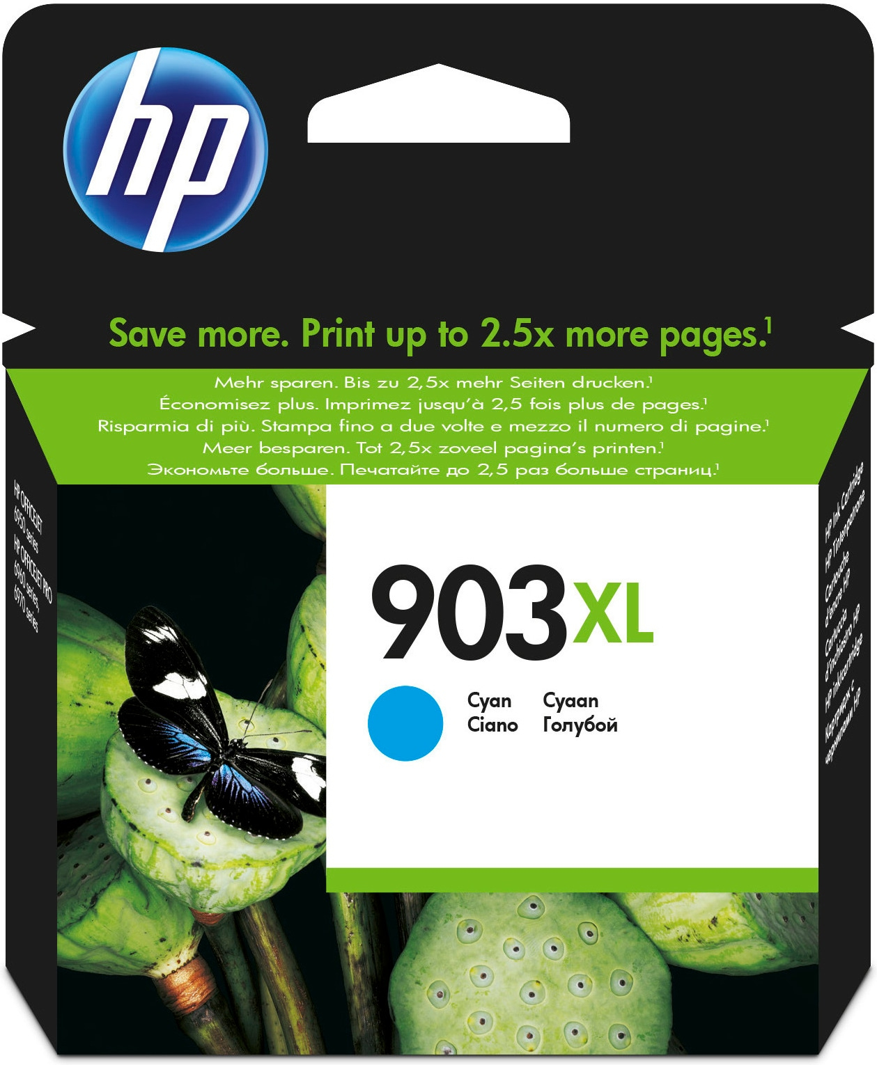 HP OfficeJet Pro 6860 / 6960 / 6970 Cartucho de tinta cian