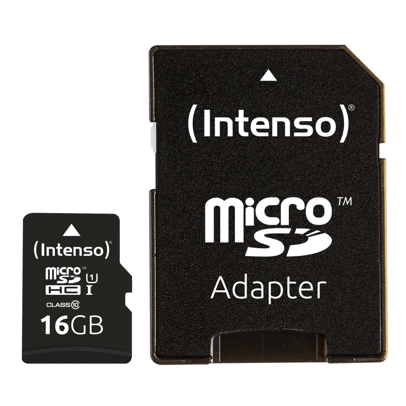 Intenso 3423470 Micro SD Uhs-I Premium 16GB c/adap