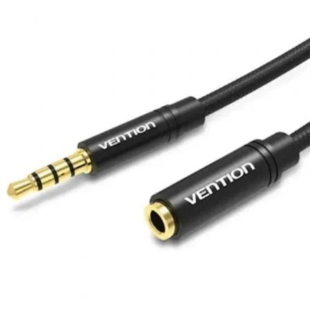 Vention Estéreo Bhbbi/ Jack 3.5 Macho - Jack 3.5 Hembra/ 3m Negro