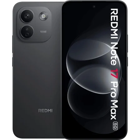 Smartphone Xiaomi Redmi Note 17 Pro Max 8GB/ 512GB/ 6.83"/ 5G/ Negro