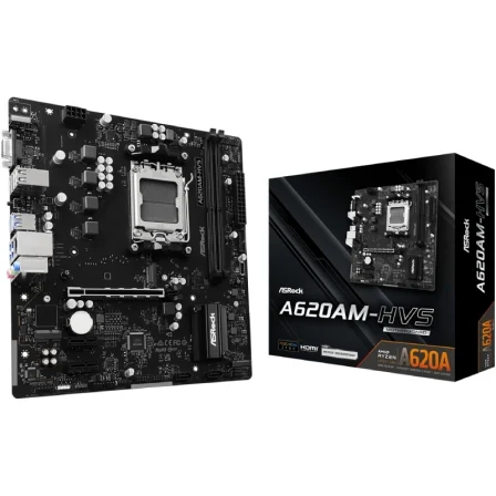 Asrock A620AM-HVS/ DDR5/ PCIe 4.0/ Socket AM5/ Micro Atx