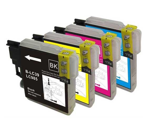 Tinta genérica para BROTHER LC980 / LC985 / LC1100 XL Negro