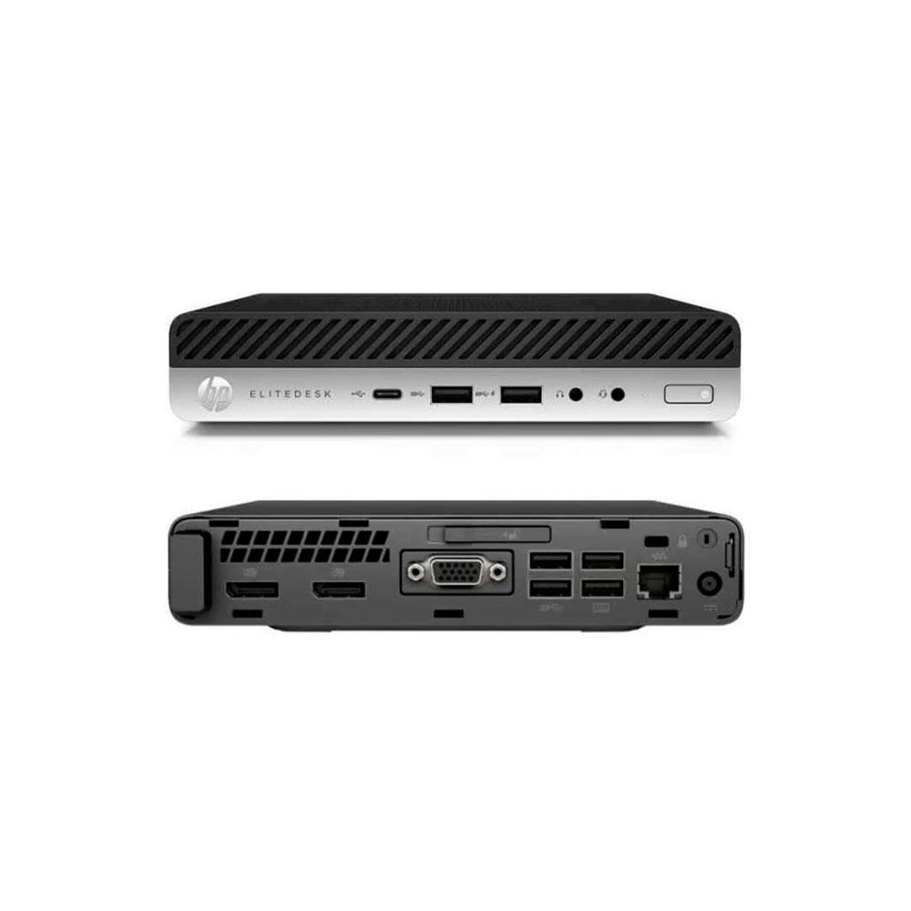 Ordenador Reacondicionado MINI HP Prodesk 400 g3 / i5-7th / 8Gb / 256Gb NVME / Win 10 Pro / Grado A / Sin VGA / Sin cable trébol