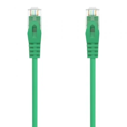 Cable de Red RJ45 AWG24 UTP Aisens A145-0580 Cat.6A/ LSZH/ 1m/ Verde