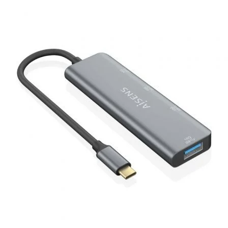 Aisens Hub USB Tipo-C A109-0764/ 3xUSB/ 1xUSB Tipo-C Gris
