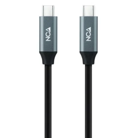 Cable USB 3.2 Tipo-C Nanocable 10.01.4303/ USB Tipo-C Macho - USB Tipo-C Macho/ hasta… Gris / Negro