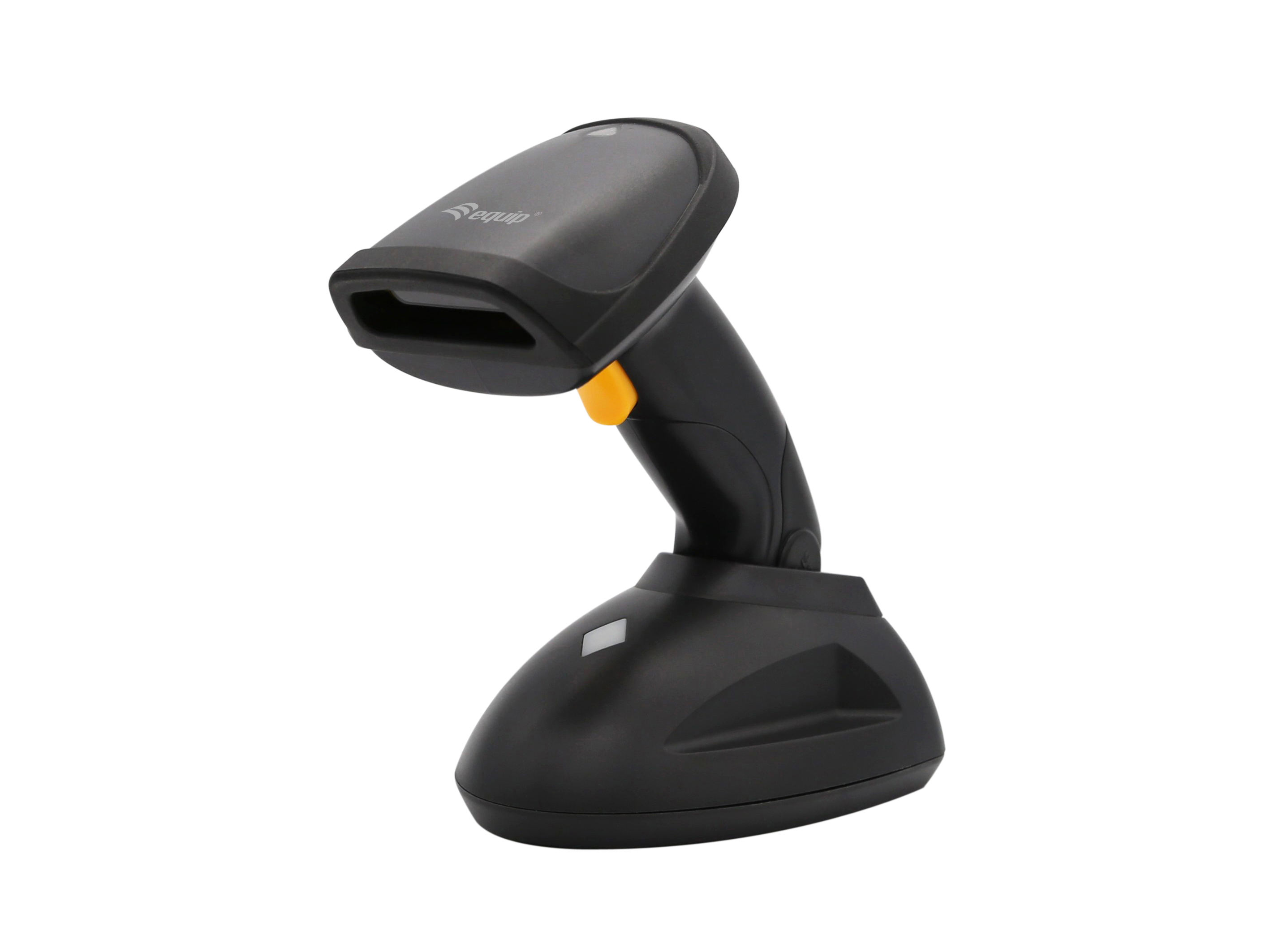 Equip Scanner Codigo de Barras Wireless Larga Distancia Laser 1D con Soporte Incluido