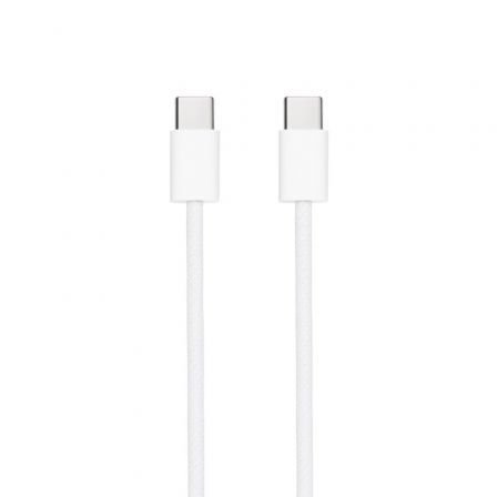 Cable USB 2.0 Tipo-C Nanocable 10.01.6002-CO/ USB Tipo-C Macho - USB Tipo-C Macho/ Hasta… Blanco