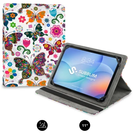 Funda Subblim Trendy Case Mariposas para Tablet de 9.6"-11"