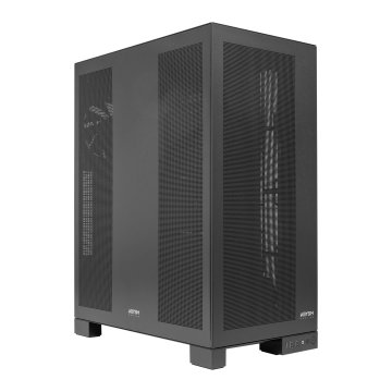 ÷ Caja e-atx abysm ai pro 100 workstation negra 9xslots 6xssd 2xhdd 2xusb 3.0 1xusb-c color negr