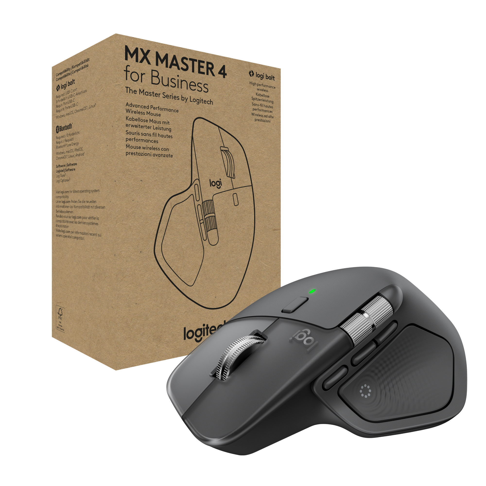 LOGITECH Raton MX MASTER 4 inalambrico