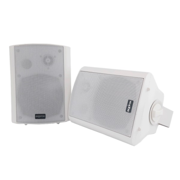 ÷ Altavoces 2.0 autoamplificados approx color blanco 30w 5,25\" input 2xrca 1xjack 1x5 pin bt