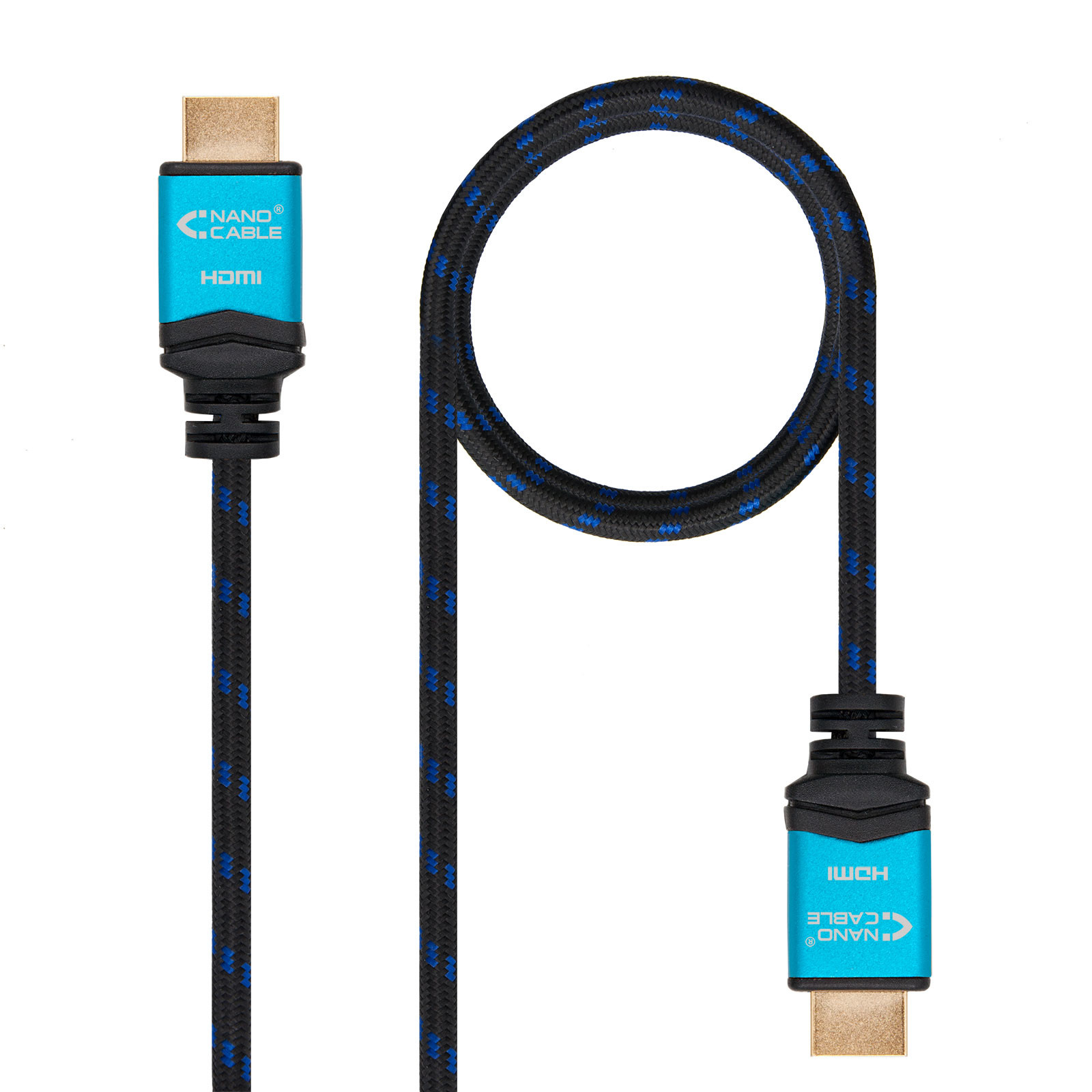 NANOCABLE Cable HDMI V2.0 4K@60GHz 18 Gbps A/M-A/M, negro, 1.0 m., 1 m, HDMI tipo A (Estandar), HDMI tipo A (Estandar), 4096 x 2160 Pixeles, 3D, Negro