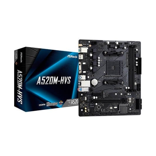 Asrock am4 a520m - hvs m - atx 90 - mxbe60 - a0uayz