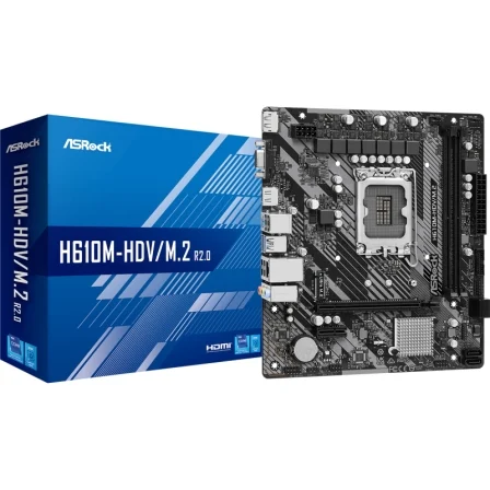 Asrock H610M-HDV M2 R2 Socket 1700/ DDR4/ PCIe 4.0/ Micro Atx