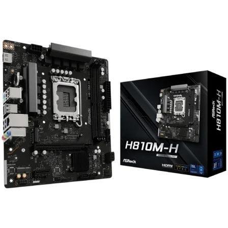 Asrock H810M-H Socket 1851/ DDR5/ PCIe 4.0/ Micro Atx