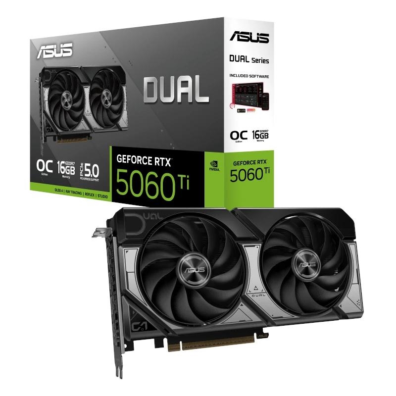 ASUS Nvdia Dual Rtx 5060 Ti 016G DDR7 – VGA
