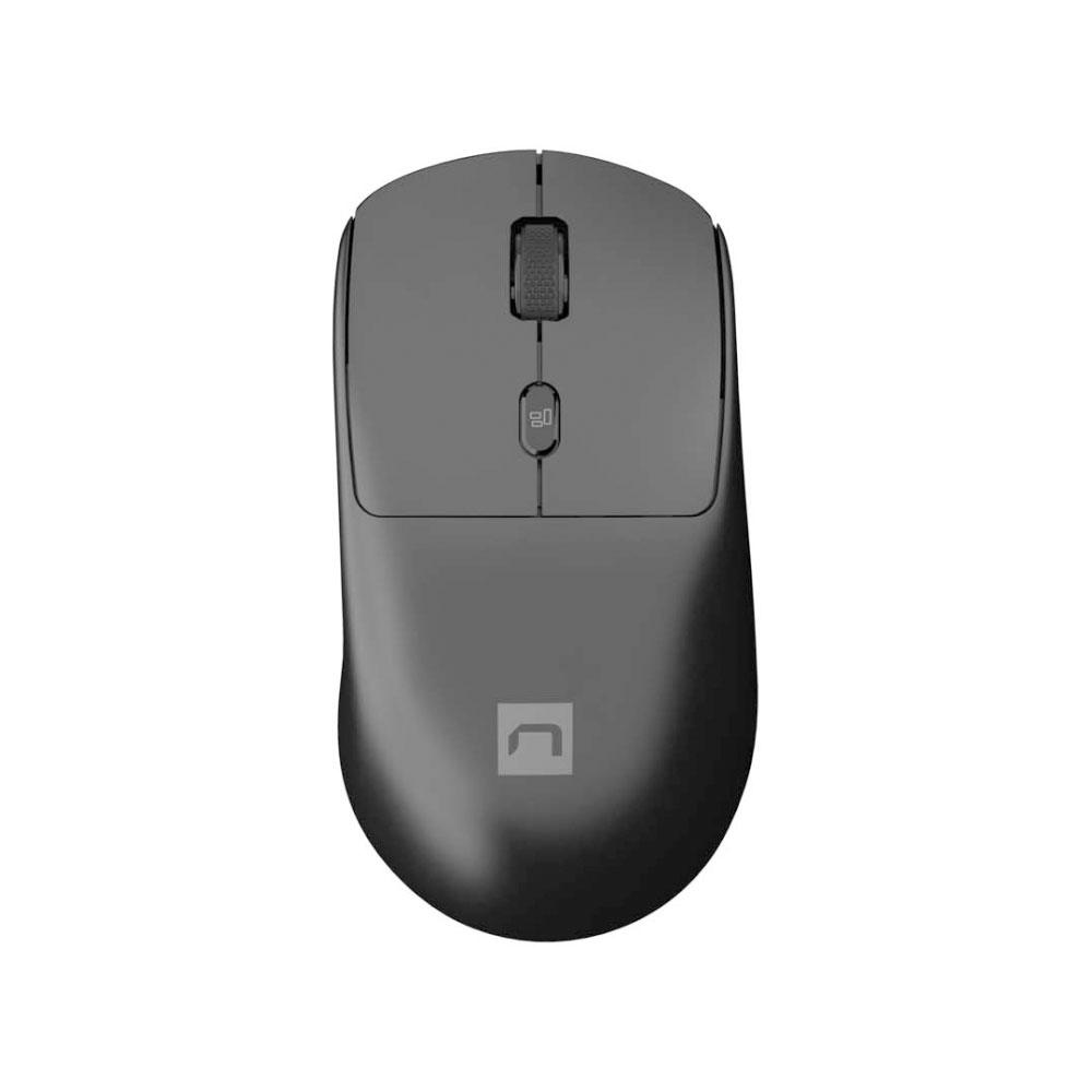 Raton Inalambrico Natec Hawk Negro / 3.200 Dpi / Mano derecha / NMY-2388