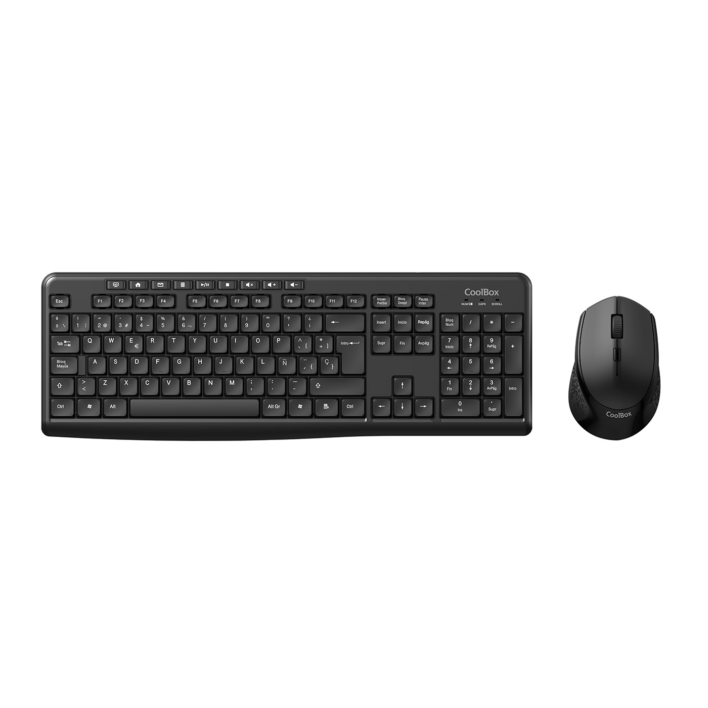 COOLBOX Kit inalambrico multimedia de teclado y raton