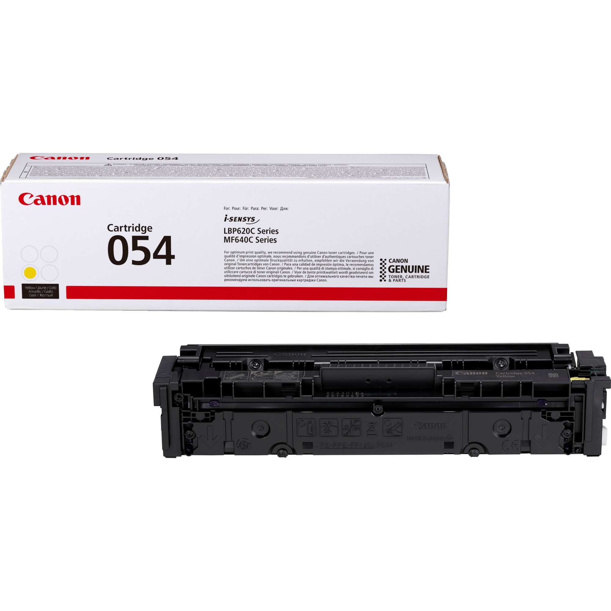 CANON toner amarillo 054 1200p para I-SENSYS LBP621CW, MF643CDW