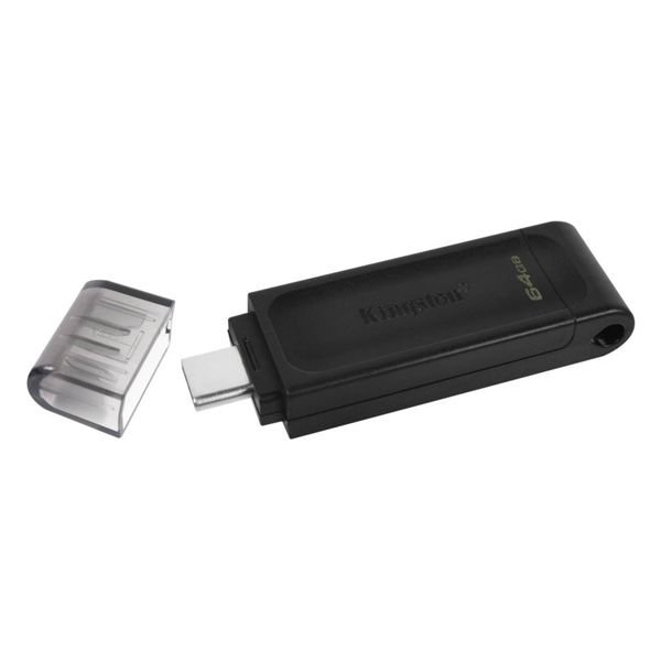 ÷ Memoria usb-c 64gb kingston dt70/64gb usb-c 3.2