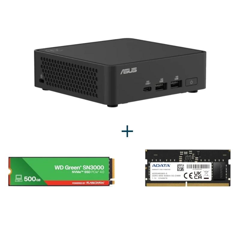 Asus NUC 15 Pro RNUC15CRKI300002 Core 3+8GB+500GB