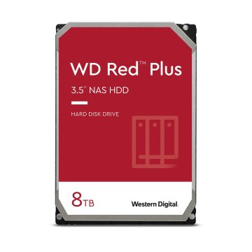 ÷ Disco duro 8tb western digital red plus sata6g (nas hard drive) wd80efpx