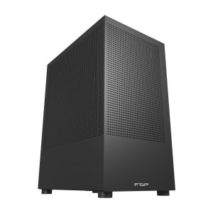 ÷ Caja micro atx fsp s110 frontal rejilla disipador max 160mm gpu max 285mm negro