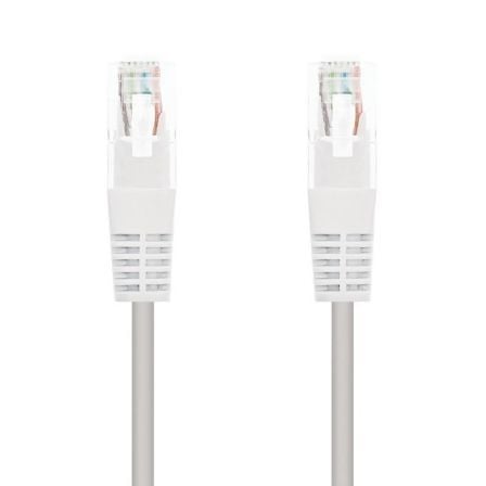 Cable de Red RJ45 UTP Nanocable 10.20.0105-W Cat.5e/ 5m/ Blanco