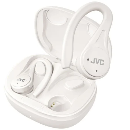 Jvc HA-EC25T con estuche de carga/ Autonomía 7.5h/ Blancos – Bluetooth