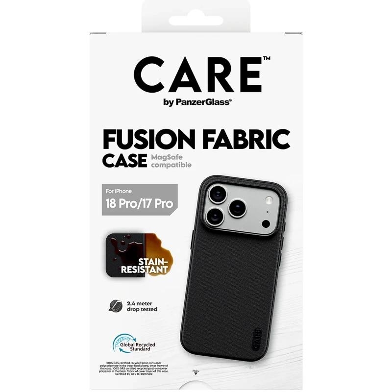 Care Fusion Fabric Case Black MagSafe iP 18Pr 17Pr