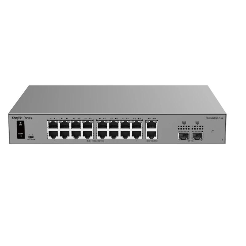Ruijie Networks Reyee RG-ES220GS-P-V2 Cloud 16P PoE+ + 2P 1