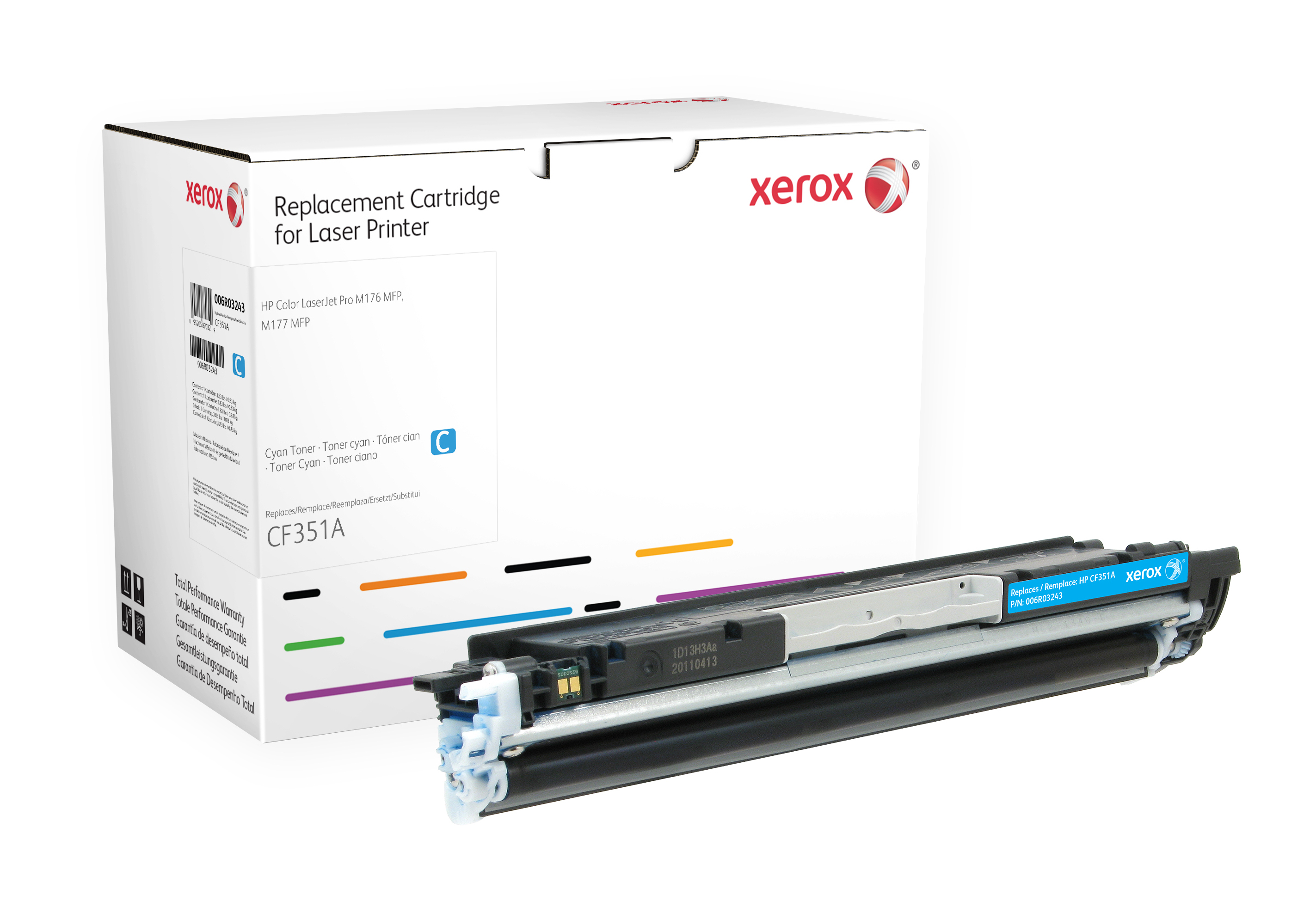 XEROX Everyday Remanufactured Toner para HP 130A (CF351A), Standard Capacity