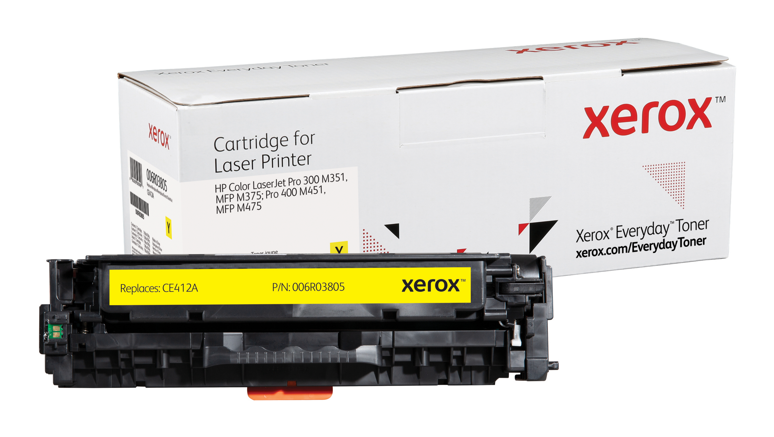 XEROX Everyday Toner para HP 305A Color LaserJet Pro 300 M351(CE412A) Amarillo