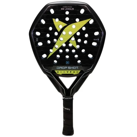 Pala de Pádel Drop Shot Cyber Attack 2026/ Negra