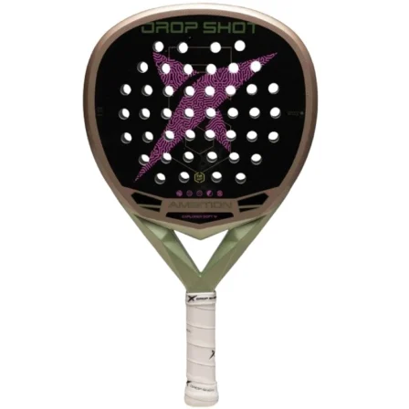 Pala de Pádel Drop Shot Explorer Soft Woman 2026/ Marrón y Púrpura