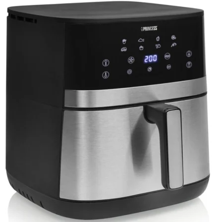 Freidora por Aire Airfryer / Sin Aceite Princess DualHeat 182474/ Doble Resistencia 2300W (1800W+500W)/ Capacidad 7L