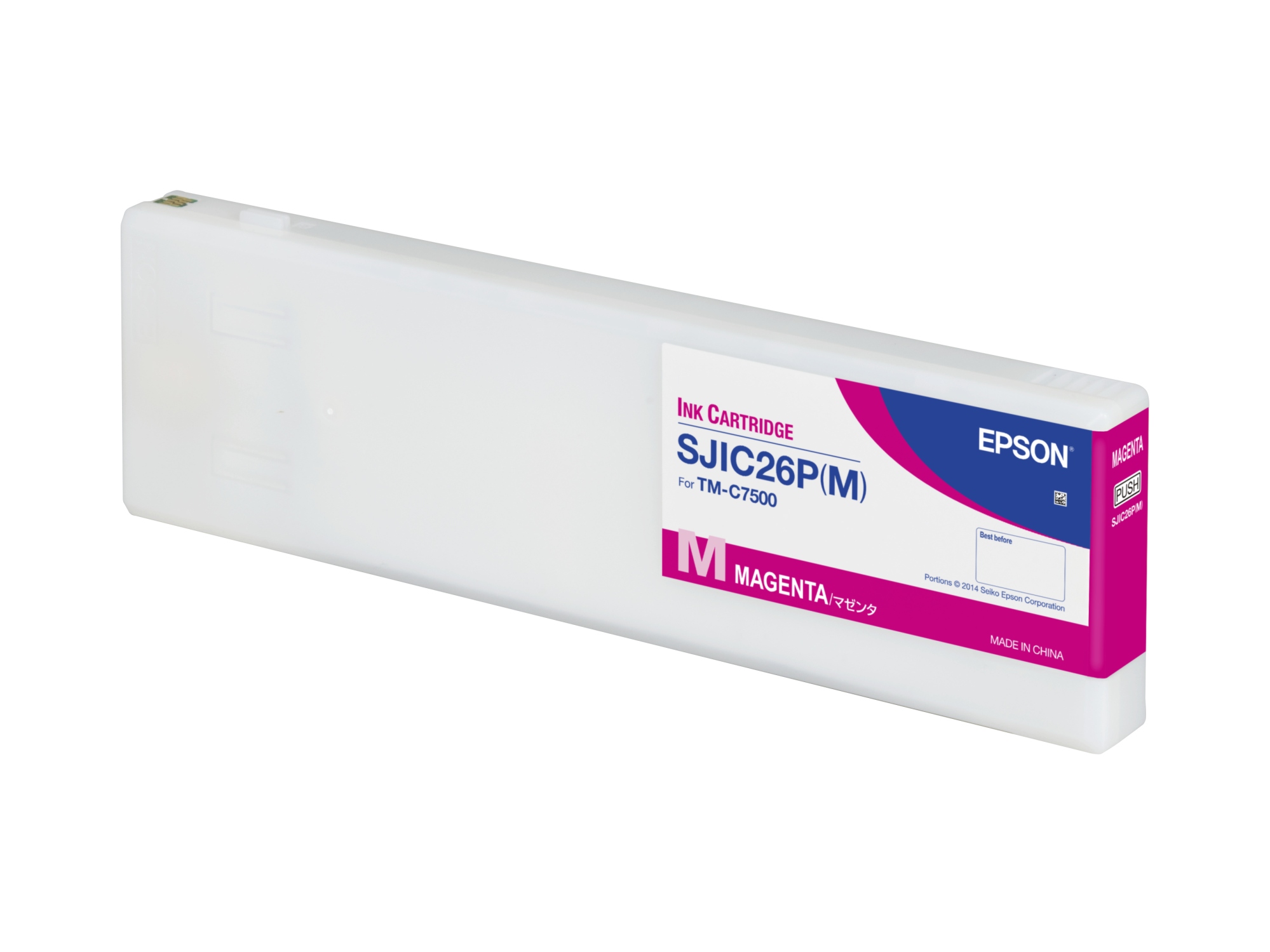 ÷ Tinta original epson sjic26p magenta 294.3ml