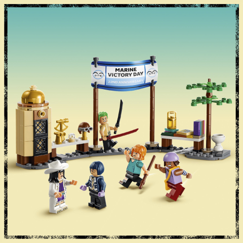 Lego one piece netflix marina de garp
