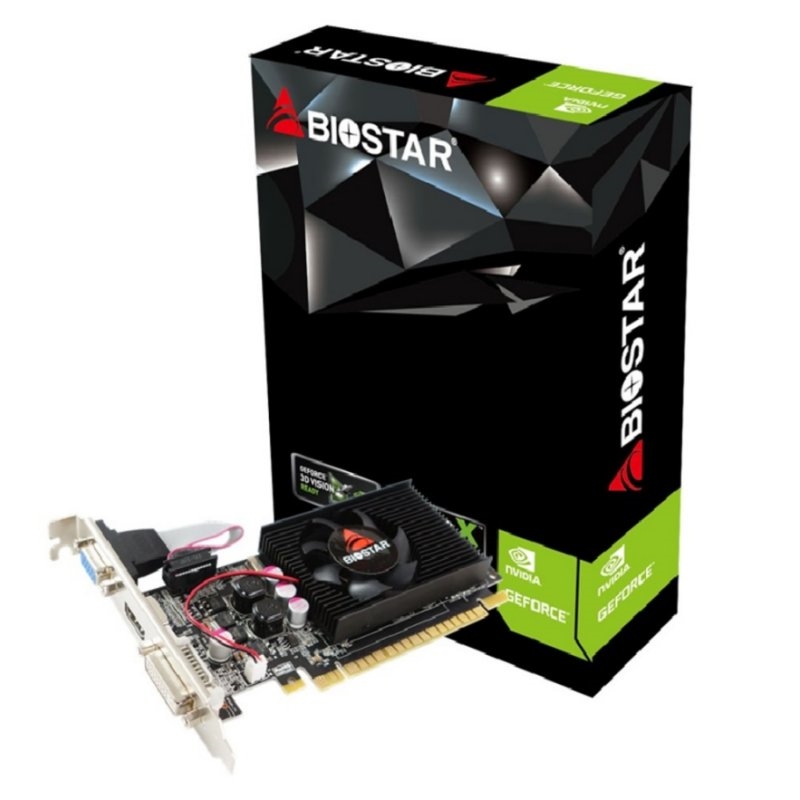 Biostar Nvidia Gt 210 1GB DDR3 – HDMI / DVI / VGA