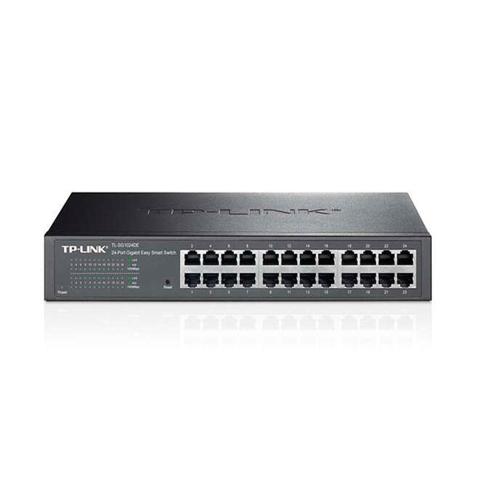 ÷ Switch semigestionable tp-link sg1024de 24p giga carcasa metalica 19\" rack