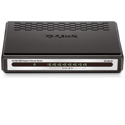 ÷ Switch no gestionable d-link go-sw-8g 8p giga sobremesa no rack