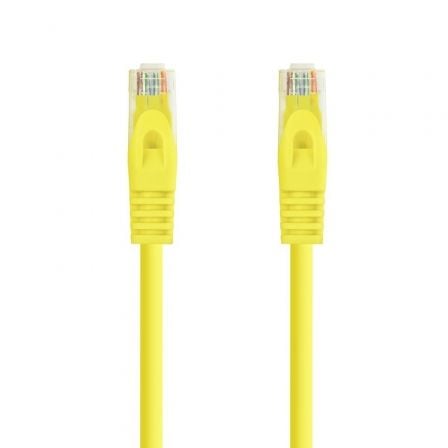 Cable de Red RJ45 UTP Nanocable 10.20.1800-L25-Y Cat.6A/ LSZH/ 25cm/ Amarillo