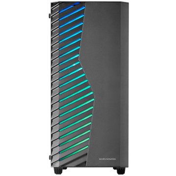 ÷ Caja atx mars gaming mcvolt ventana cristal templado argb gpu 327-267mm 2x3.5 2x2.5