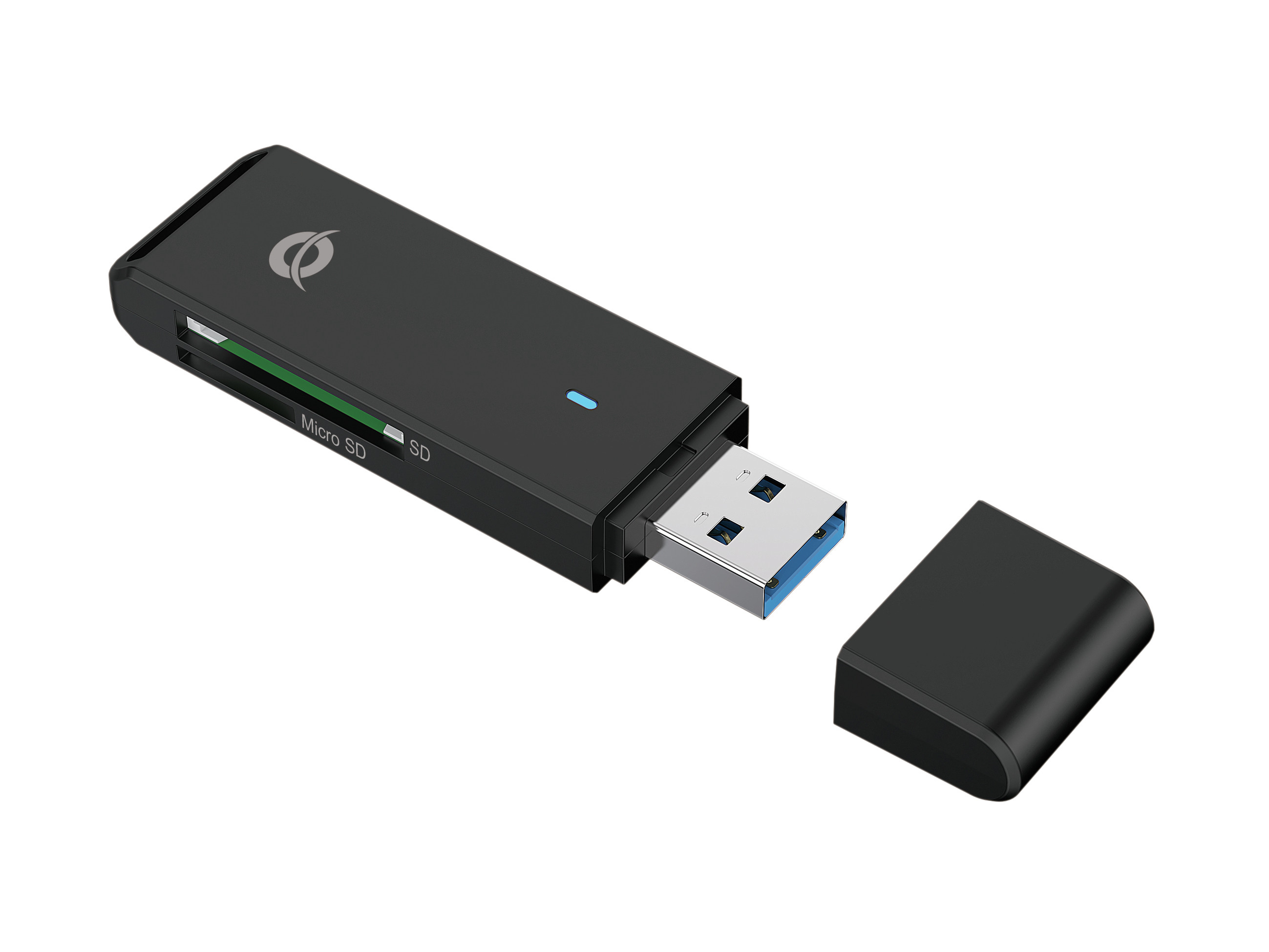 Conceptronic Lector de tarjetas 2 en 1 USB 3.0 (SD/Sdhc/Sdxc, Micro SD/T-Flash) 2-in-1 USB 3.0…