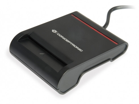 Conceptronic Lector de tarjetas inteligentes (Smart Id) USB 2.0 USB 2.0 Smart Id Card Reader