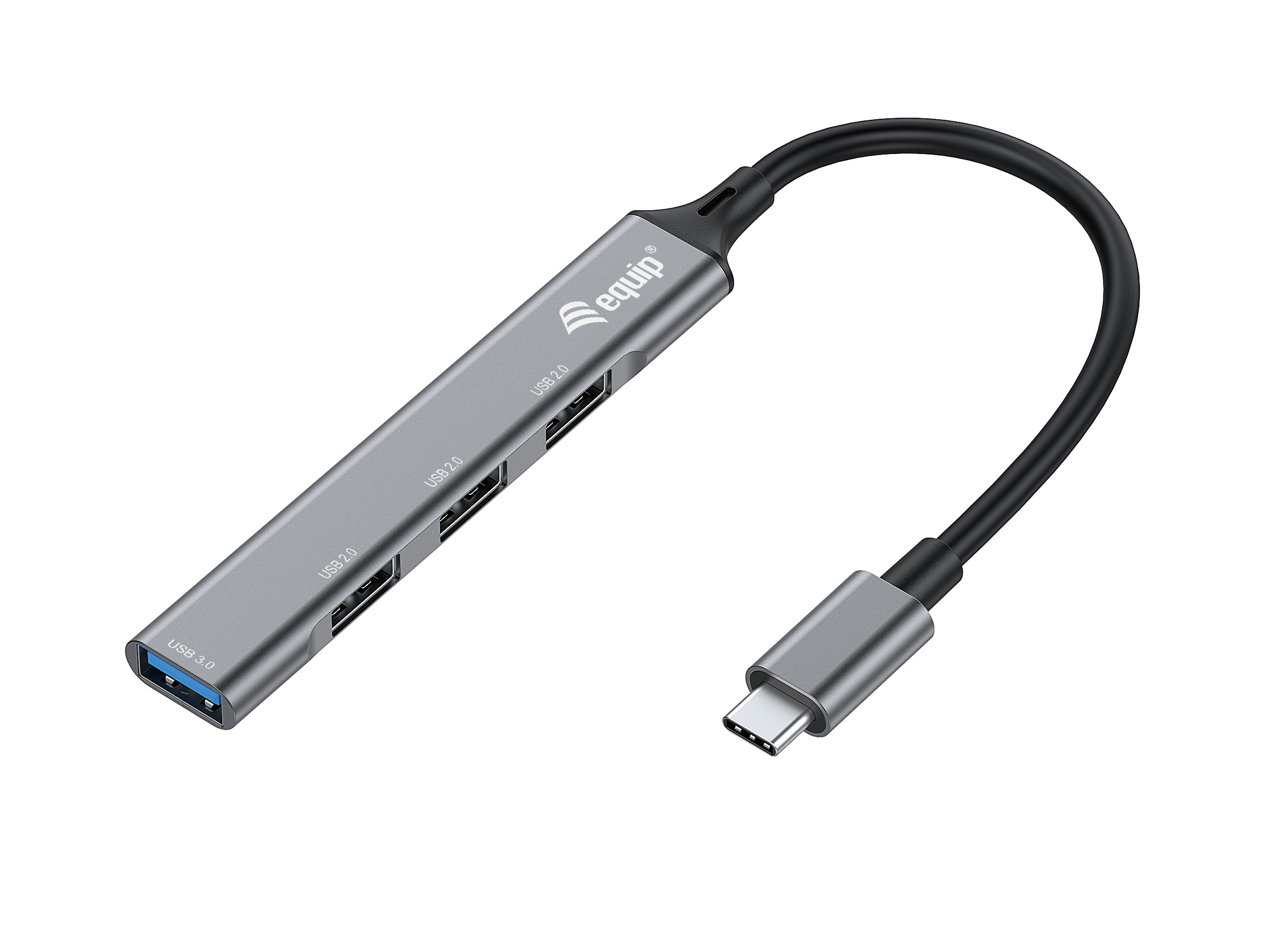 Equip Hub de 4 puertos USB-A (3.2 Gen 1), 4x USB-A