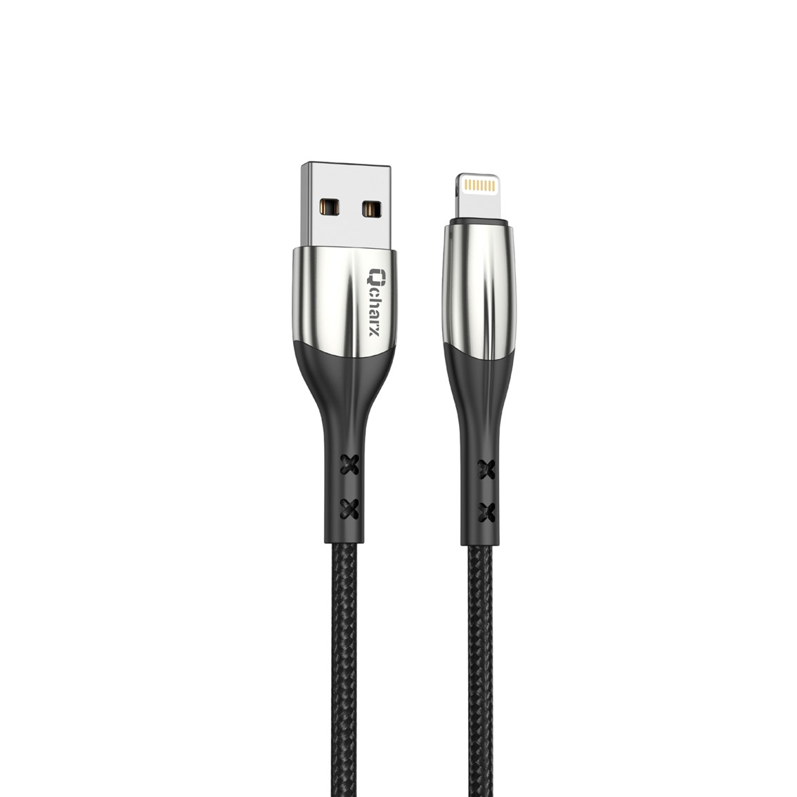 Qcharx international qcharx toronto USB a lightning 3a - 1 m - zinc negro