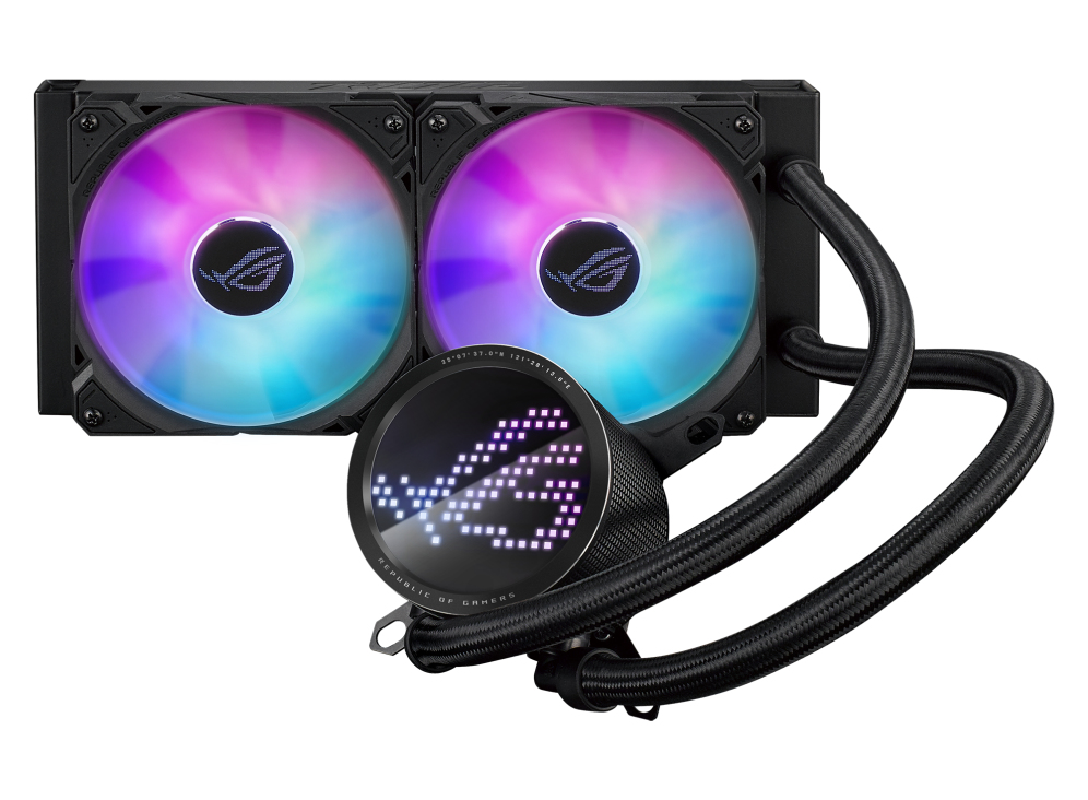ASUS Kit refrigeracion liquida rog ryuo iii 240argb all in one 2 ventiladores 120mm gaming