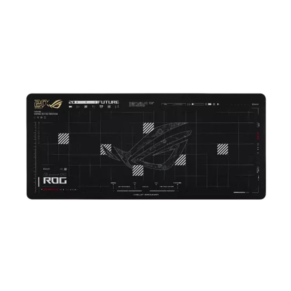Alfombrilla gaming asus rog scabbard ii xxl edition 20 negra